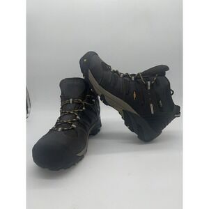 Keen Utility Men Size 14 D Lansing Mid Steel Toe WP EH Work Boot 1018079D